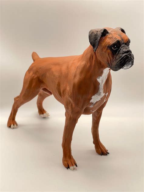 metal boxer dog statue|boxer dog statue hobby lobby.